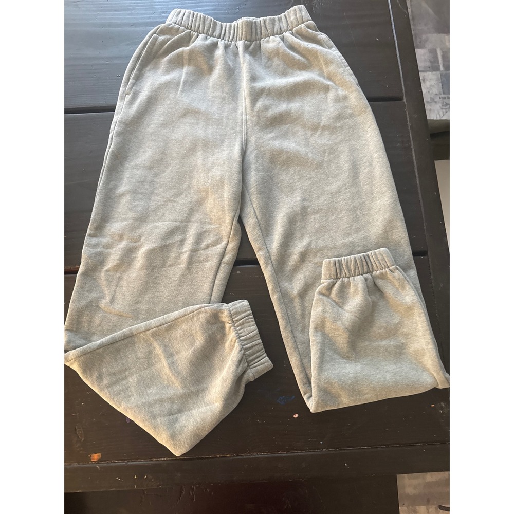 Hollister Womens Adjustable Rise Sweatpants Heather Gray Joggers XXS